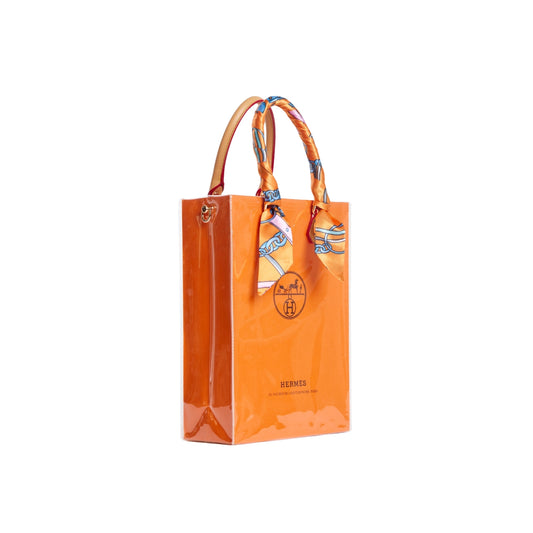 Hermes Clear Cover Designer Paper Bag (Size B)