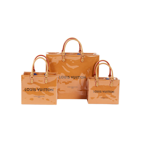 Louis Vuitton Clear Cover Designer Paper Bag Kit