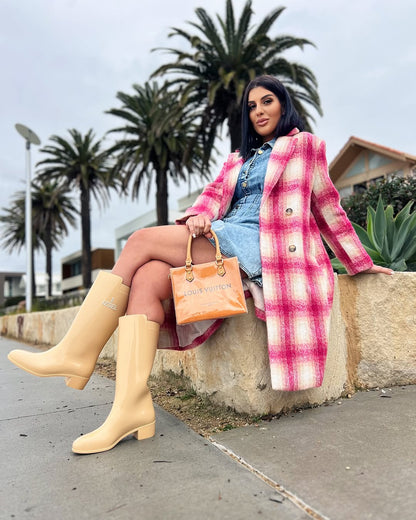 Louis Vuitton Clear Cover Designer Paper Bag (Size D)