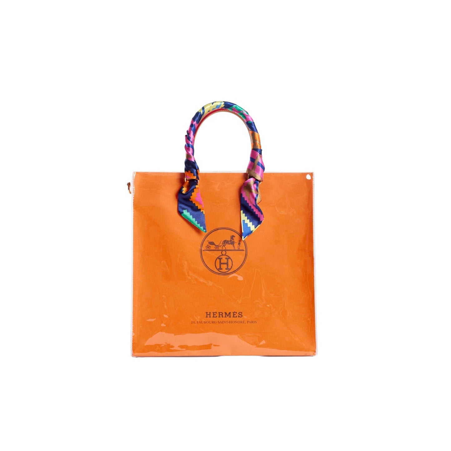 Hermes Clear Cover Designer Paper Bag (Size A)