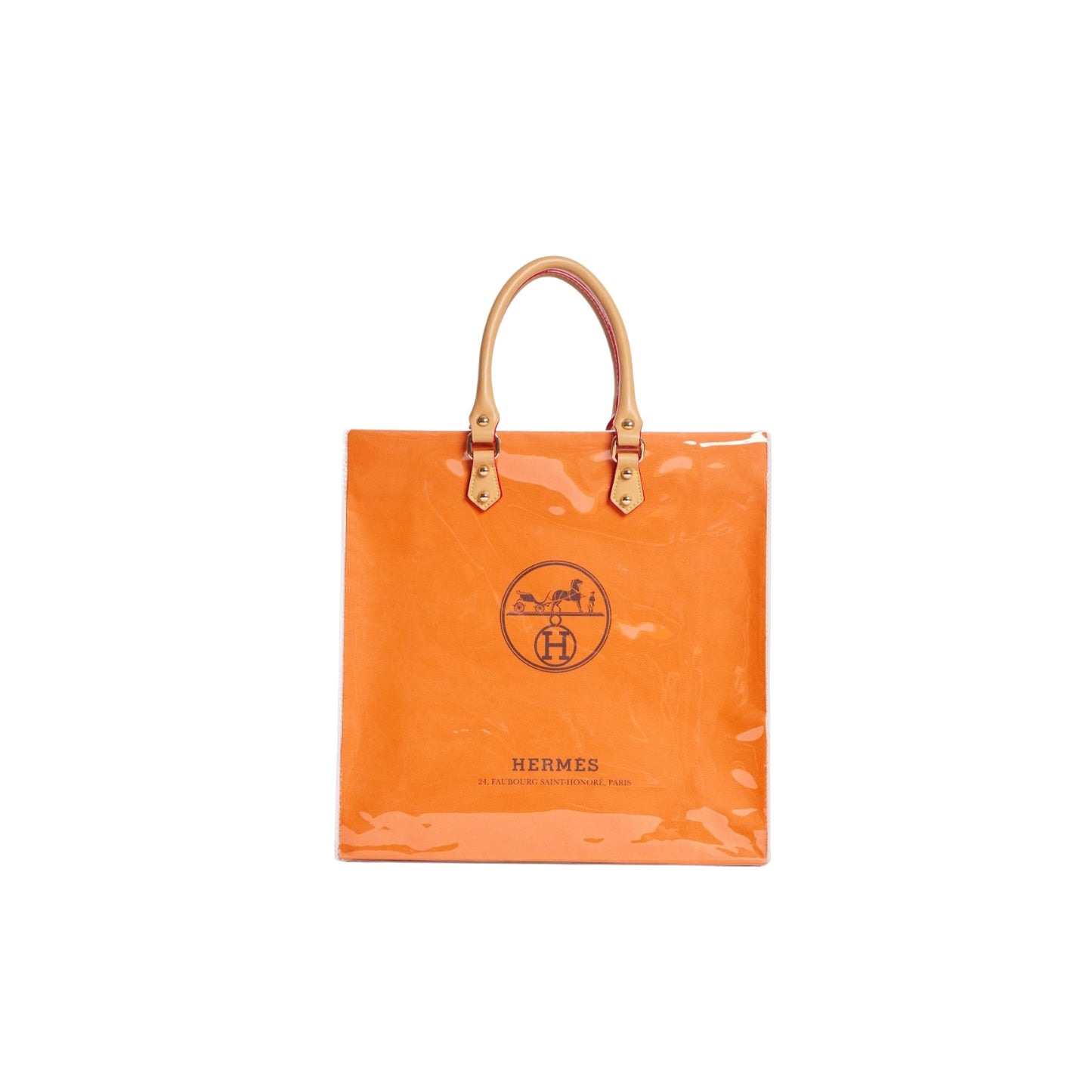Hermes Clear Cover Designer Paper Bag (Size A)