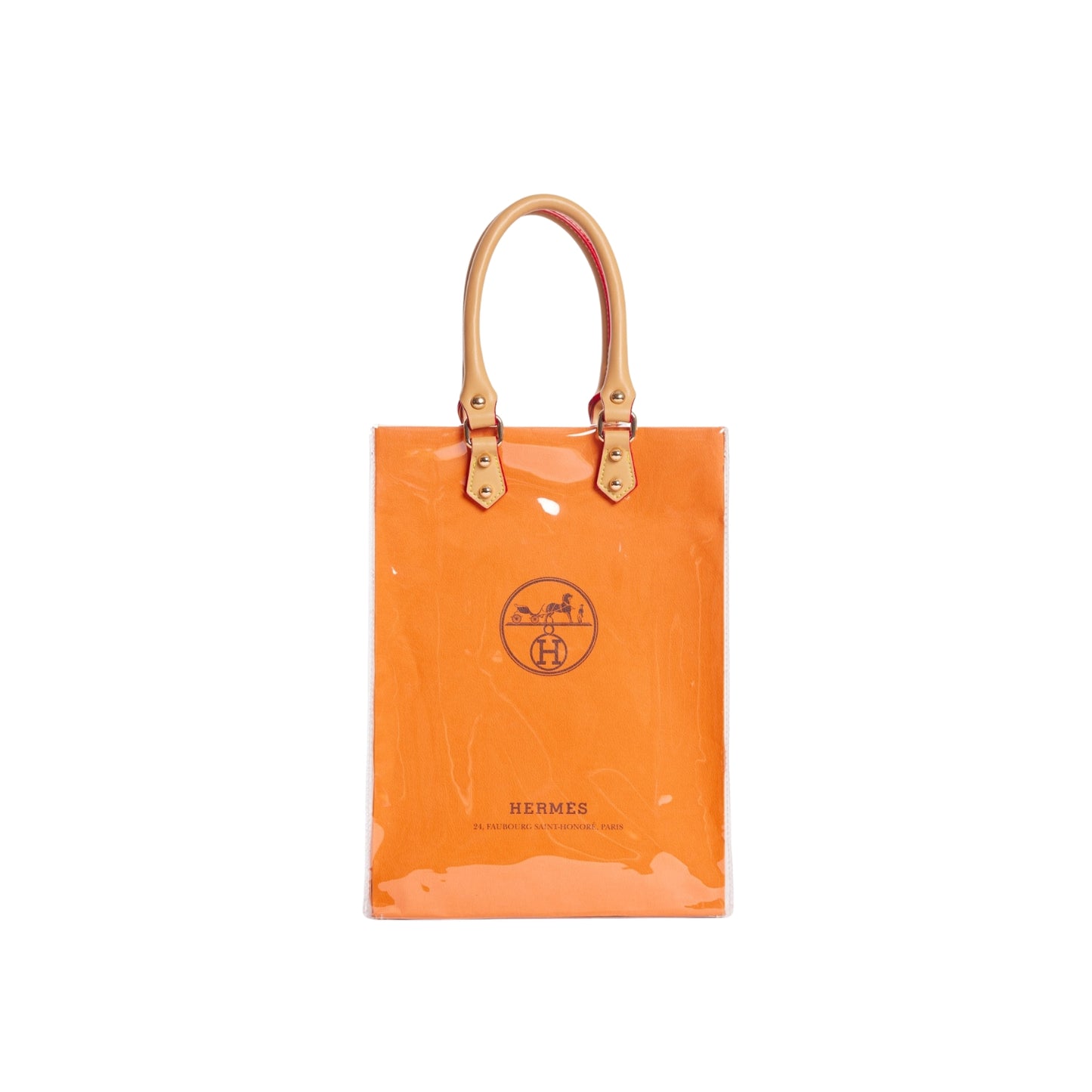Hermes Clear Cover Designer Paper Bag (Size B)