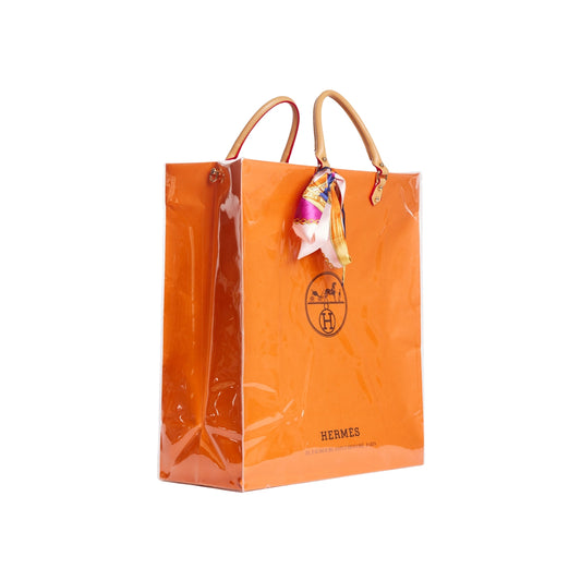 Hermes Clear Cover Designer Paper Bag (Size D)