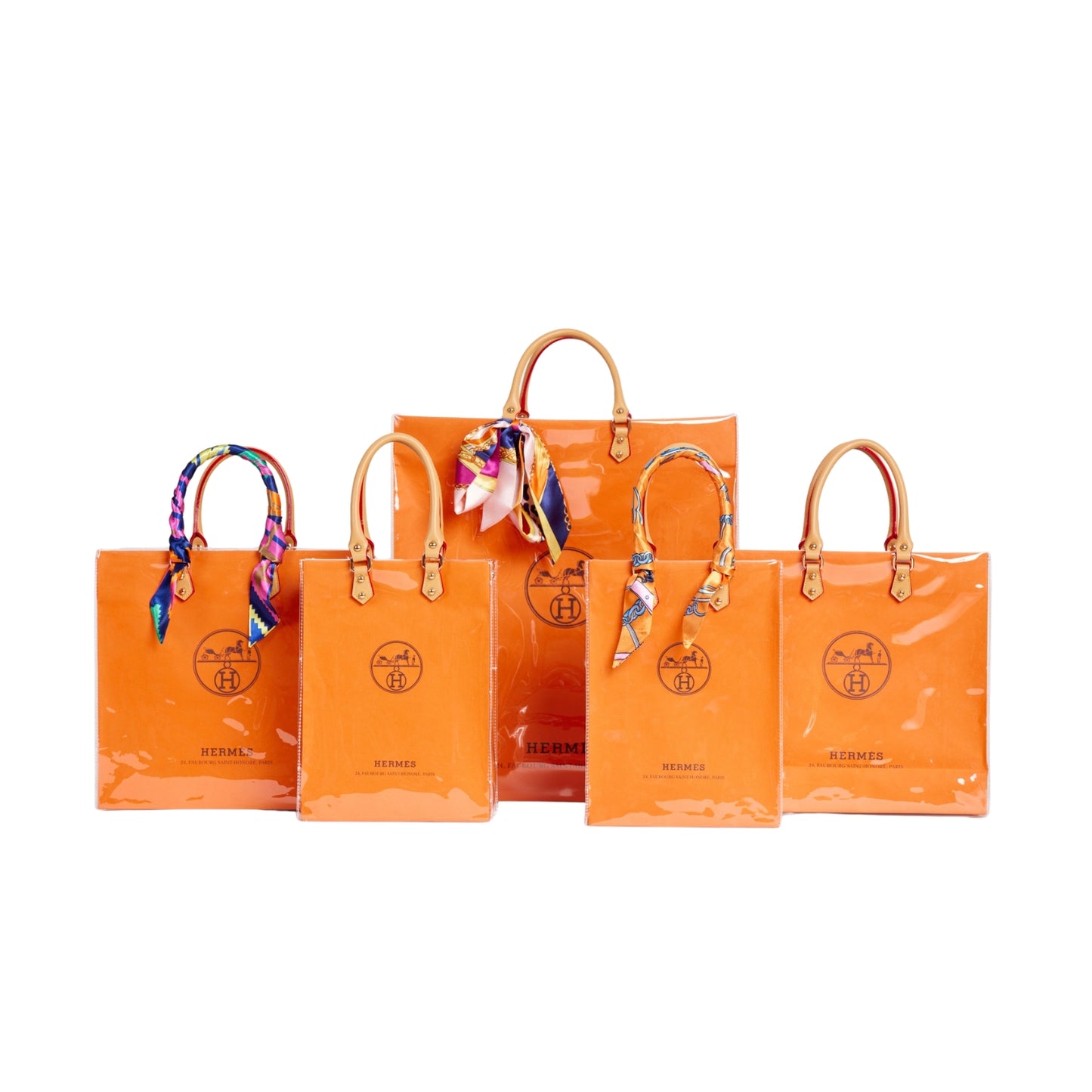 Hermes Clear Cover Designer Paper Bag (Size A)