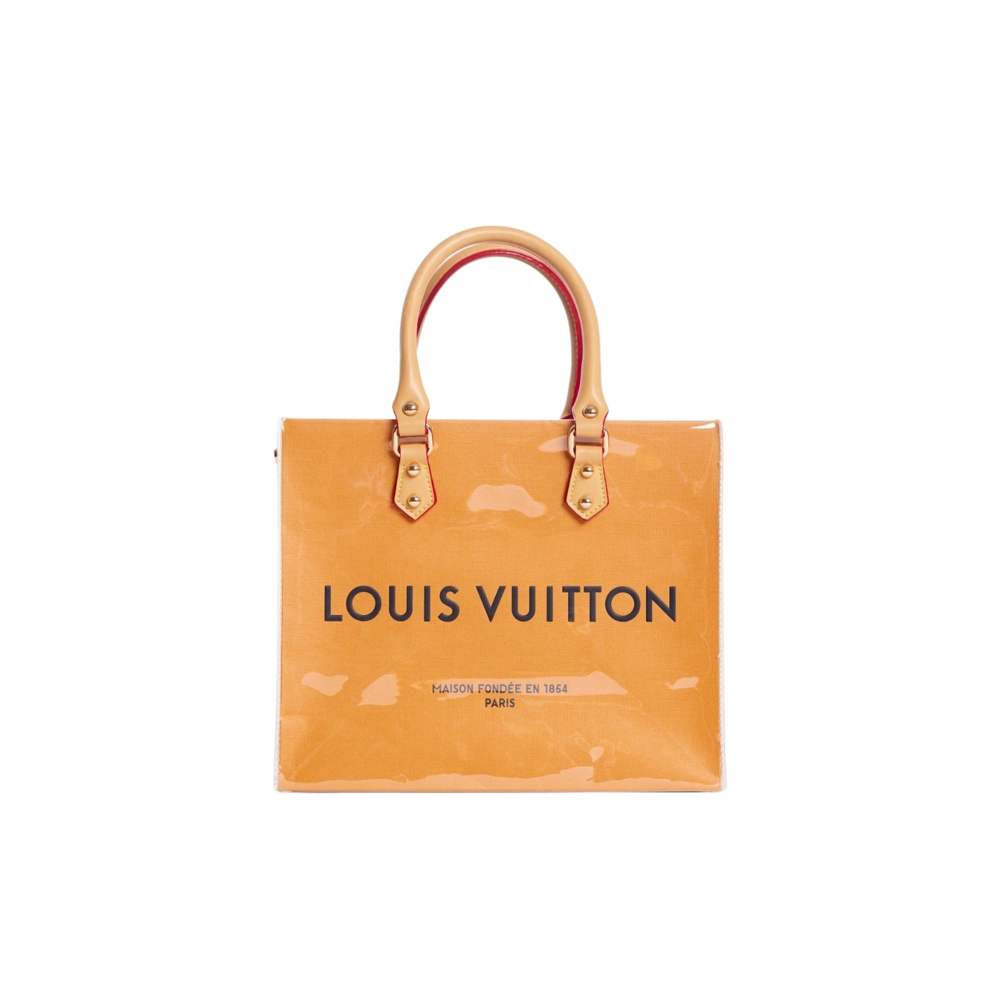 Louis Vuitton Clear Cover Designer Paper Bag (Size A)