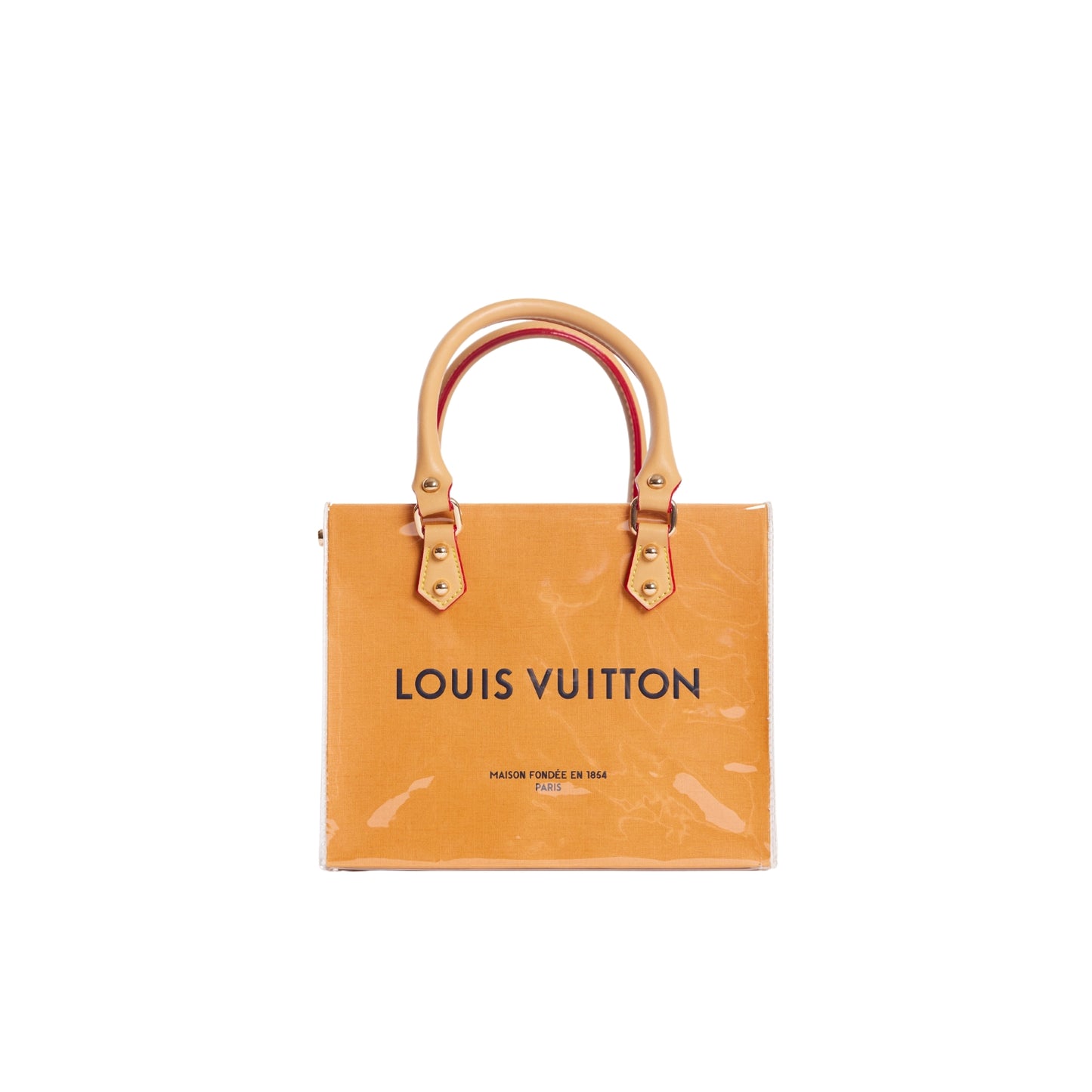 Louis Vuitton Clear Cover Designer Paper Bag (Size B)