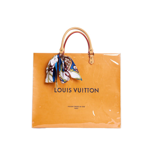 Louis Vuitton Clear Cover Designer Paper Bag (Size D)